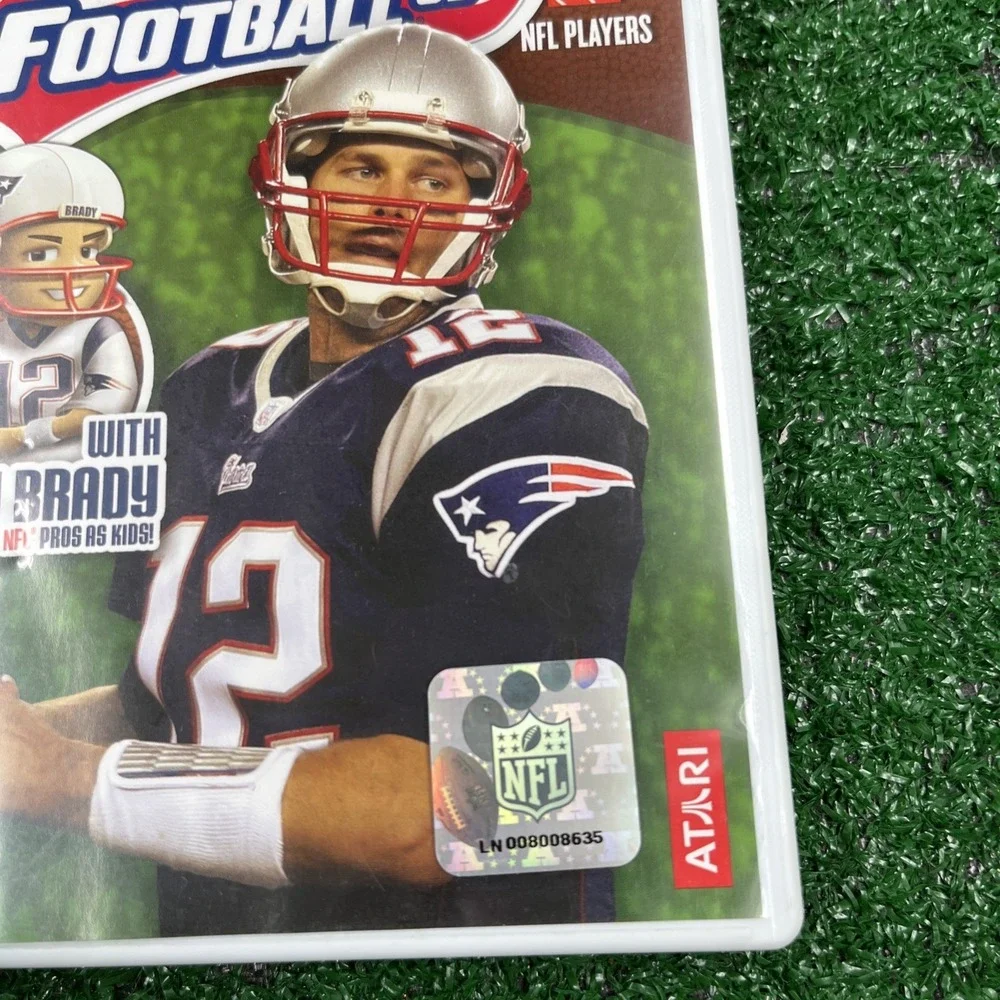 Wii Backyard Football With Tom Brady & Backyard Football W/ Tom Brady 09'‎ CIB